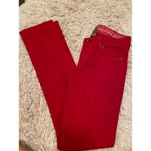 Rich & Skinny Red Bootcut Jeans -Sz 26